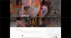 Desktop Screenshot of galeriaamcor.pl