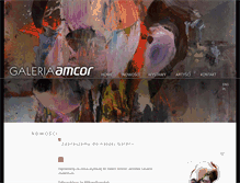 Tablet Screenshot of galeriaamcor.pl